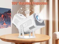 Alwtniet HY320 NTV Android 13 Mini Okos Projektor 4K - 320 ANSI Lumen, WiFi, Bluetooth 5.2, ChatGPT Hangasszisztens, Hordozható Házimozi 3