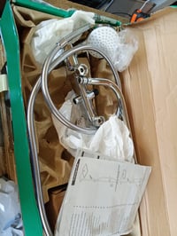 hansgrohe Crometta E 240 zuhanyszett termosztáttal, esőzuhany (240x240 — törött, foltos zuhanyfej-szerelvény (állapot: lásd a 2. képet) 4