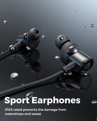 SoundPEATS Q30 HD+ Bluetooth Fülhallgató - Vízálló, Sportos, 12 Órás Üzemidő 4