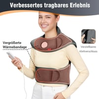 Comfytemp Infravörös Súlyozott Nyak és Vállmelegítő Párna, 1,1 kg, 6 Hőfokozat, 1-3 Órás Időzítő, 57x50 cm, Mosható  4