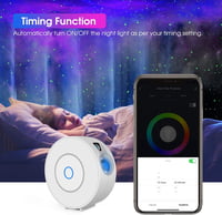 Panamalar WiFi Csillagos Égbolt Projektor - LED Éjszakai Fény Gyerekeknek, Időzítővel, Alexa és Google Hangvezérléssel, Galaxis Hangulatvilá 5