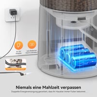 IMIPAW WiFi Automata Adagoló Macskáknak és Kistestű Kutyáknak - 4L Száraztáp Adagoló, Programozható, Napi 1-10 Etetés, Applikációval Vezérel 4