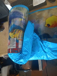 Bestway Fill'N Fun 55031 dječji bazen 244x46 cm, vrtni bazen s motivom dupina i ribe klauna, rabljeno 3