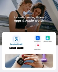 RENPHO Okos Testösszetétel Mérleg 180kg - Bluetooth, BMI, Testzsír Analízis, Fekete 5
