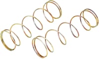 Whirlpool mosógép lefolyószelep rugó szett - 5 db bronz fém alkatrész 3