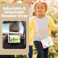 SEYMAC Samsung Galaxy Tab A9 8.7" (2023) Védőtok - 360° Forgatható Állvánnyal, Beépített Képernyővédővel, Vállpánttal és Tolltartóval - Tere 5
