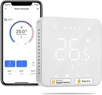meross Okos Padlófűtés Termosztát - WiFi, HomeKit, Alexa és Google Kompatibilis, Érintőképernyős, Távirányítható, Programozható, LED Kijelző 1