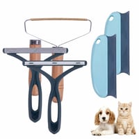 Set de 5 dispozitive manuale de curățat scame Sewokon, perie pentru îndepărtarea scamelor și a părului de animale pentru haine și covoare 2