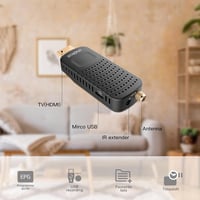 STRONG SRT82 Full HD DVB-T2 HDMI Stick - Felvevős TV vevő, HEVC265 kompatibilis 4