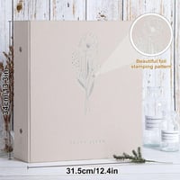 Lanpn Beige Vászon Fotóalbum 600 db 10x15 cm-es Képhez, Álló és Fekvő Formátumhoz 2