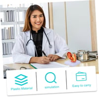Healeved Anatómiai Magzat Modell - Élethű Méh és Embrió Szemléltető Eszköz Orvostanhallgatók és Szülésznők Számára, 12x11x11 cm, PVC 6
