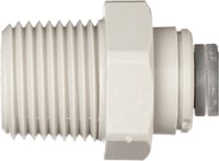 John Guest Egyenes Adapter 1/4 Hüvelyk Cső x 3/8 Hüvelyk NPTF Külső Menet - Gyorscsatlakozós Acetal Csőkötő Elem 2