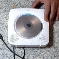 Kegaudio prijenosni CD player s Bluetooth zvučnikom i radiom — bez USB kabela za punjenje i daljinskog upravljača (stanje: vidi 2. sliku) 2