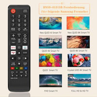 FOXRMT BN59-01315B Univerzális Távirányító Samsung Smart TV-hez - 4K/QLED/UHD Kompatibilis, Programozás Nélküli Csere, Netflix Gyorsgombbal 3