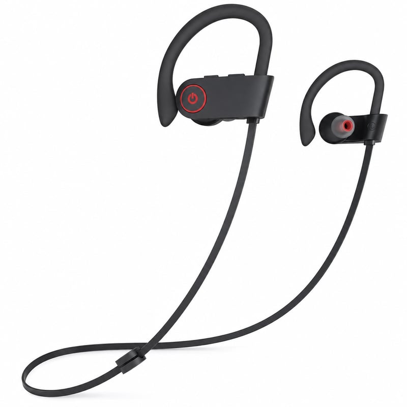 Căști sport wireless NUASI Bluetooth 5.3, HD — defecte, funcționează parțial: casca stângă nu merge (stare: vezi imaginea 2)