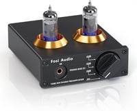 Fosi Audio BOX X2 MM lemezjátszó előerősítő, cserélhető csővel és erősítésszabályzóval 1