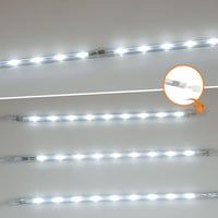 da LIGHT LED Szalagfény Konyhapult Világítás 5W 400lm Hideg Fehér 3x26cm Bővíthető 5