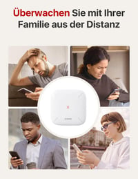X-Sense SBS50 Okosotthon Központi Egység - Kompakt Fehér Dizájn, 2.4GHz Wi-Fi, 2in1 Némító/Párosító Gomb, 100dB Riasztás, 50 Eszköz Kezelése 4