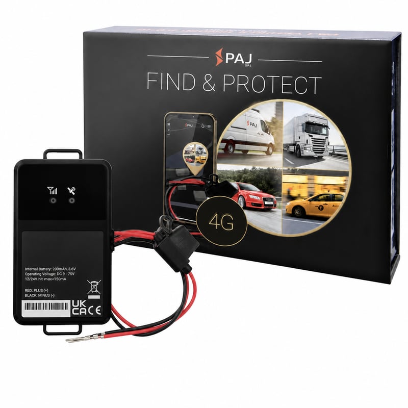 PAJ GPS Vehicle Finder 4G 1.0 sustav za praćenje vozila, crni, 1 kom. — SIM kartica nije uključena (stanje: vidi 2. sliku)