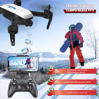 Wipkviey T6 Drón 1080P HD Kamerával - WiFi Élő Videó, 30 Perces Repülési Idő, 2 Akkumulátor, Kezdőknek és Gyerekeknek, Távirányítós Quadkopt 3