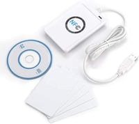 ACR122U NFC RFID olvasó/író készülék, fehér - ISO 14443A/B kompatibilis, ingyenes szoftverrel 1