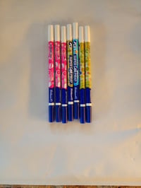 Corector de cerneală Pelikan Super Pirat, lățime scriere B (lată), set de 7 bucăți, Made in Germany, stilou pentru ștergerea cernelii școlare 4