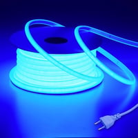 BENLUN COB LED Szalag 20m - 220-230V Kültéri IP65 Vízálló Kék Világítás, Nagy Fényerejű 200W, EU Csatlakozóval, Beltéri-Kültéri Használatra 1