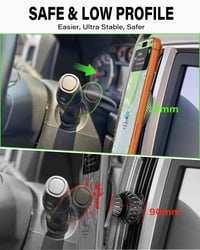 Suport Auto A2C MagSafe pentru Gura de Ventilație – 17 Magneți N54, Ultra-Stabil, Suport Magnetic Universal pentru iPhone și Dispozitive Samsung 8
