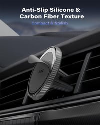 Suport Auto A2C MagSafe pentru Gura de Ventilație – 17 Magneți N54, Ultra-Stabil, Suport Magnetic Universal pentru iPhone și Dispozitive Samsung 6
