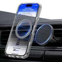 Suport Auto A2C MagSafe pentru Gura de Ventilație – 17 Magneți N54, Ultra-Stabil, Suport Magnetic Universal pentru iPhone și Dispozitive Samsung 1