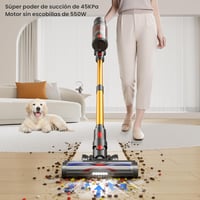 Avalsor Vezeték Nélküli Porszívó 45KPa/550W - 60 Perces Üzemidő, 1.5L Portartály, LED Érintőkijelző, V-alakú Kefe Szőnyeghez és Állatszőrhöz 2
