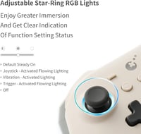 GuliKit KK3 Pro Vezeték Nélküli Kontroller Switch OLED-hez, PC-hez - Hall Joystick, 1000Hz Válaszidő, Mágneses Vibráció, Hyperlink Adapter,  8