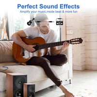 Nylon fonott gitárkábel 6.35 mm-es jack - Elektromos gitárhoz 5