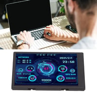 Bewinner 3,5" IPS PC Hőmérséklet és Teljesítmény Kijelző - CPU, RAM, HDD Monitor 5