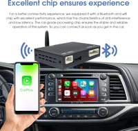 KAOLALI Vezeték Nélküli CarPlay Adapter Toyota Autókhoz - Touch2 és Entune2 Rendszerekhez (2014-2019) - Android Tükrözés, USB Csatlakozás

A 5