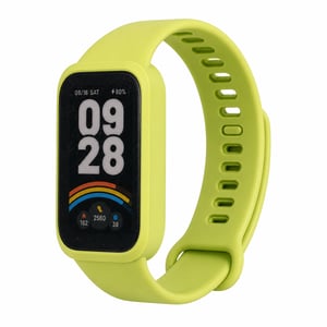 Xiaomi Smart Band 9 Active pametna narukvica zelena, 37 mm TFT zaslon — neispravna, djelomično radi: zaslon lagano ogreban (stanje: vidi 2. sliku)