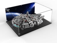 cooldac Akril Vitrin LEGO 75257 Millennium Falcon Modellhez - Átlátszó HD Hátfallal, Porvédő Kijelző Doboz, 50x38x20 cm 1