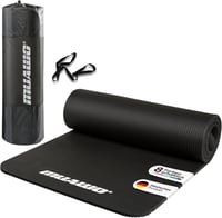 Muawo Prémium Fitness Matrac - Extra Vastag (1,5 cm) és Hosszú (190 cm) Csúszásmentes Edzőszőnyeg Jógához, Tornához, Kültéri-Beltéri Használ 1