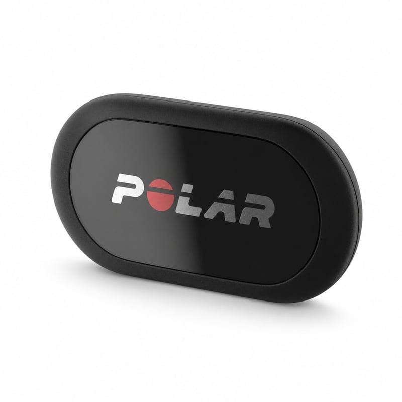 Snímač tepovej frekvencie Polar H10, čierny, veľkosť M-XXL, Bluetooth, ANT+, hrudný snímač, iba snímač — bez popruhu (stav: pozri 2. obrázok)