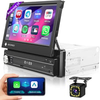 Hikity 1Din Android autórádió 7" kihúzható kijelzővel, GPS, Bluetooth, tolatókamera 1