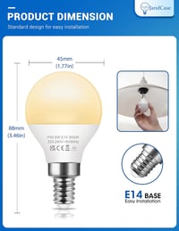 Philips E14 LED izzó, 6W, meleg fehér, 6 db-os csomag 2