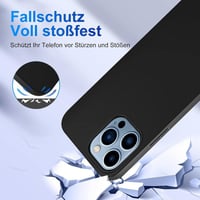 Apple iPhone 13 Pro Vékony Fekete Szilikon Védőtok 4