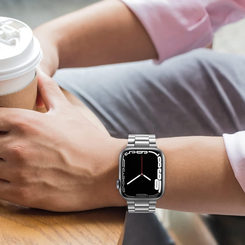 Apple Watch Rozsdamentes Acél Cserepánt - Minden Sorozathoz Kompatibilis