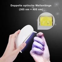 Kompakt UV Körömszárító USB-vel, 60 mp Időzítővel - Hordozható Mini Lámpa 5