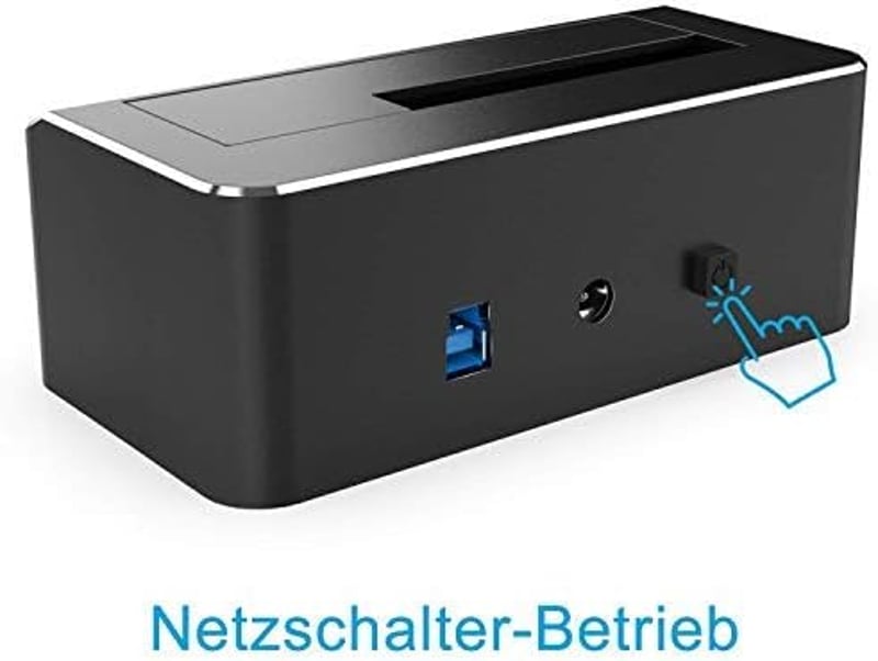 RSHTECH Alumínium USB 3.0 HDD/SSD Dokkoló 2.5" és 3.5" SATA Meghajtókhoz, SD/TF Kártyaolvasóval, 16TB-ig