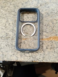 OtterBox Defender Series Pro XT Clear MagSafe tok iPhone 17 Pro-hoz, átlátszó/kék, ütésálló — karcos plexi (állapot: lásd a 2. képet) 3