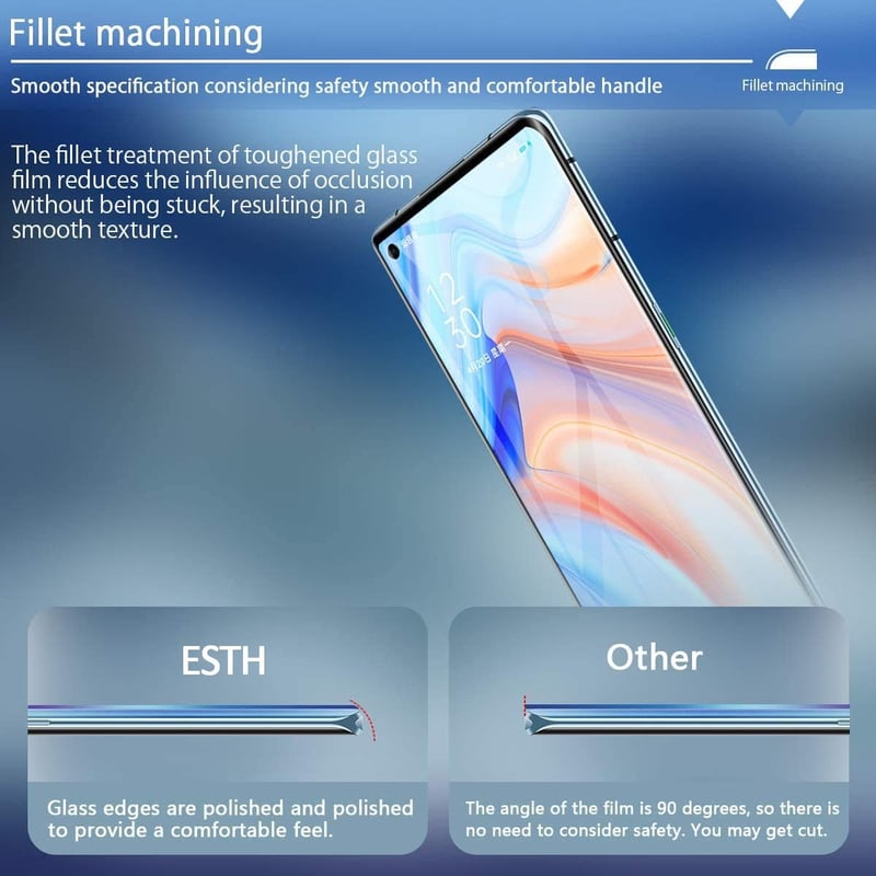 Oppo Reno6 5G Kék Tok + 2 Üvegfólia, Forgatható Gyűrűs Állvánnyal
