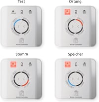 Ei Electronics EI450 AICO Radiolink Tűz és CO Riasztásvezérlő - Teszt/Némítás/Lokalizálás Gombbal, Vezeték Nélküli, Fehér 3
