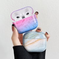 Apple AirPods 3 Márványmintás Szilikon Tok - Színes Védőburkolat 7