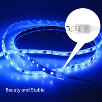 Aroidful 10 db LED szalag csatlakozó és 10 m hosszabbító kábel szett WS2811/WS2812B LED szalagokhoz 8